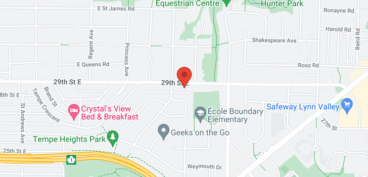 map of 775 E 29TH STREET